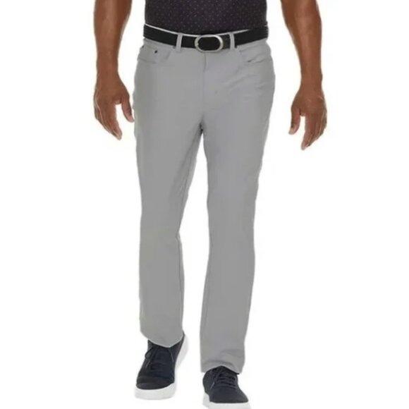Greg Norman Men's Gray Ultimate 5 Pocket Travel Golf Pants Size 38 X 34 NWOT